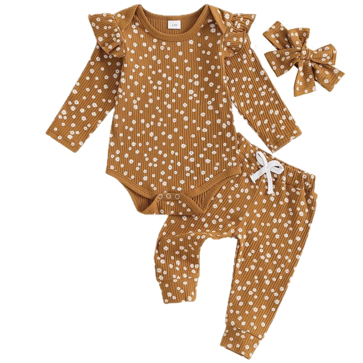 Floral Baby Outfit Set with Headband | Shop Now at Little Eedie ...